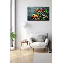 Dekoratif Duvar Tablosu Temperli Cam Tablo 110 x 70 cm