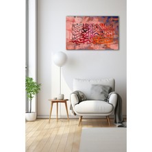 Dekoratif Duvar Tablosu Temperli Cam Tablo 72 x 46 cm