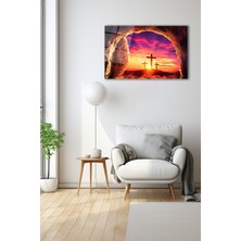 Dekoratif Duvar Tablosu Temperli Cam Tablo 72 x 46 cm