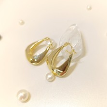 Altın Ofisi 25 mm Halka Küpe 14 Ayar Altın