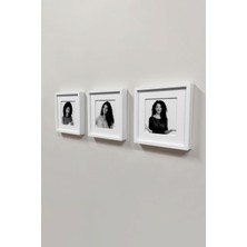 Kendinden Yapışkanlı Mini Sök Tak Kare Çerçeve 3 Adet
