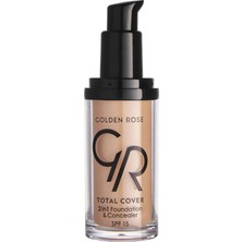 Golden Rose Total Cover 2in1 Fondoten&concealer No:07