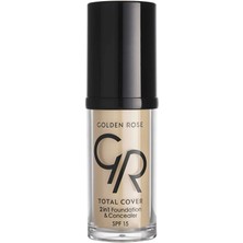 Golden Rose Total Cover 2in1 Fondoten&concealer No:11