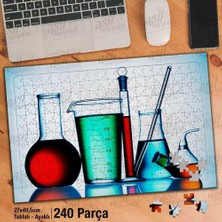 Asilmeydan Asil Hobi Laboratuvar - Deney - Kimya - Simya Yapboz-Ayak Destekli Çerçeveli 240 Parça Puzzle