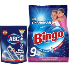 Bingo Matik 9 kg Toz Deterjan - Abc 500 gr Kireç Önleyici