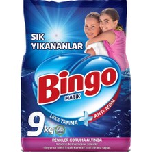 Bingo Matik 9 kg Toz Deterjan - Abc 500 gr Kireç Önleyici