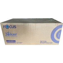 Focus Joker Masaüstü Tek Çek V Katlama Kağıt Dispenser Peçete - 2 Kat - 250 Adetlik 30 Paket / Koli