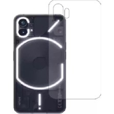 ECR MOBILE Nothing Phone 2 ile Uyumlu Mat Arka Esnek Nano Koruyucu