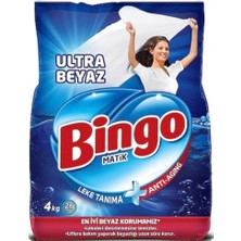 Bingo Matik 4 kg Beyaz- 4 kg Renkli - Abc 500 gr Kireç Önleyici