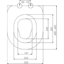 Nkp Twin D Form Tip Yetişkin-Çocuk Klozet Kapağı