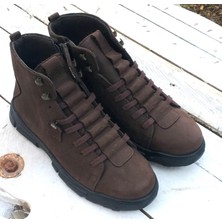 Bags Shoes Bulldozer 220009 Erkek Hakiki Nubuk Deri Casual Bot