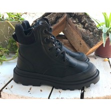 Bags Shoes Guja 24K651 Çocuk  Deri Günlük Fermuarlı ve Bağcıklı Bot