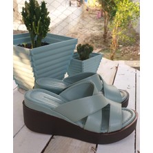 Bags Shoes Bulldozer 231733 Kadın  Deri Dolgu Taban Terlik