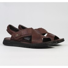 Bags Shoes Pierre Cardin PC-7148 Erkek  Deri Ultra Comfort Anatomik Taban Sandalet