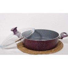 Imza Granit 30 cm Basık Tencere ( Pilav,dolma,karnıyarık)
