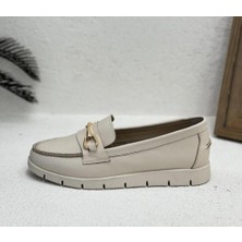 Bags Shoes Venüs 24075604Y Kadın  Deri Anatomik Ultra Comfort Esnek Taban Loafer Ayakkabı