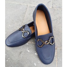 Bags Shoes Venüs 24023529Y Kadın Hakiki Deri Tokalı Loafer Ayakkabı