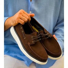 Bags Shoes Bulldozer 231066 Nubuk Deri Erkek Yüksek Comfort Tabanlı Navigator Marine Casual Ayakkabı