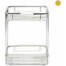 Nil Mono Dikdörtgen Şampuanlık 2li Altın 15*21CM