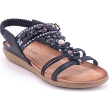 Bags Shoes Guja 24Y160-4 Kız Çocuk Taşlı Comfort Taban Sandalet