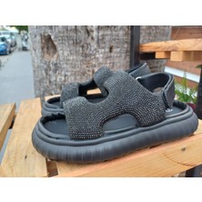 Bags Shoes Guja 24Y652 Kız Çocuk Ultra Hafif Anatomik Taban Taşlı Sandalet