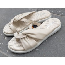 Bags Shoes Bulldozer 221601 Deri Kadın Terlik