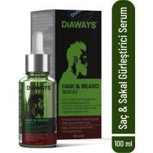 Diaways Saç ve Sakal Serumu Saç Sakal Bıyık Çıkartmaya Yardımcı Dökülmeye Karşı Gürleştirici Solisyon 100ML