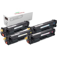Oldem Plus Hp 201A / Hp CF400A Laserjet Pro Mfp M277DW Muadil Toneri 1 Set 4 Renk