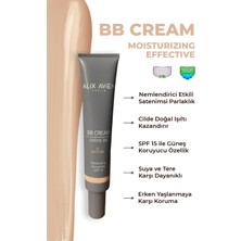 Kapatıcılık, Doğal Parlaklık Sağlayan SPF15 Faktör Nemlendiren BB Krem - BB Cream 30 Medium