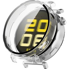 Novstrap Huawei Watch Gt5 41MM ile Uyumlu Ekran Koruyucu Cam ve Kasa Koruyucu Kılıf Sert Polikarbon