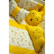Kista Baby Park Yatak Bebek Uyku Seti Nevresim Takımı 70x110 Bambi Sarı