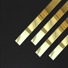 Dekoralya Ayna Görünümlü Dekoratif Şerit ( Gold )