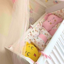 Kista Baby Bebek Uyku Seti Nevresim Takımı 60x120 Bambi Pembe