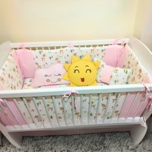 Kista Baby Bebek Uyku Seti Nevresim Takımı 60x120 Bambi Pembe