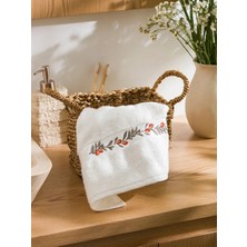 Lcw Home Çiçek Nakışlı Yüz Havlusu 50X80 cm
