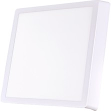 Maxled Yüksek Verimli 6W Sıva Üstü Kare LED Panel Armatür- Beyaz Kasa- Kare Tasarım | Enerji Tasarruflu, Uzun Ömür