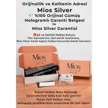 Mios Silver 4mm Boncuk 925 Ayar Zincir Bileklik