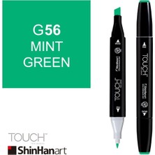 Shinhan Art Art Touch Twin Marker G56 Mint Green