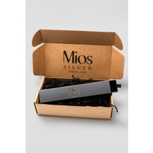 Mios Silver 8mm Figaro 925 Ayar Gümüş Kolye