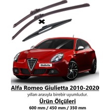 RBW Alfa Romeo Giulietta 2010-2020 Ön ve Arka Muz Silecek Takımı