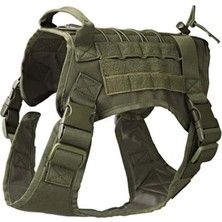Petza Köpek Göğüs Tasması Combat Yeşil