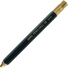 Ohto Pencil Ball 1.0 Wooden Serisi BP-680E-BK Siyah Tükenmez Kalem