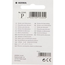 Herma Kristal Etiket Harf P