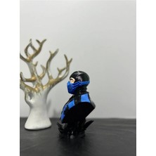 Karga Works Sub Zero Büst Figür 12,5cm Boyalı - Mortal Kombat Sub-Zero
