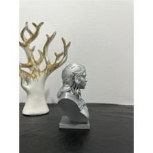 Karga Works Khaleesi Daenerys Targaryen Büst Figür 11CM Gümüş - Game Of Thrones