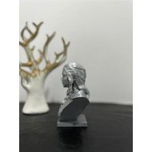 Karga Works Khaleesi Daenerys Targaryen Büst Figür 11CM Gümüş - Game Of Thrones