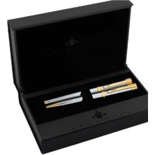 Steelpen Capital Serisi 286 Gold  Kalem+Tükenmez Kalem