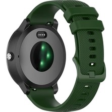 Dmay Huawei Watch Buds Uyumlu Damalı Silikon Kordon Kayış 22MM