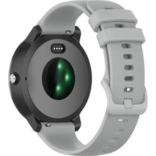 Dmay Huawei Watch Buds Uyumlu Damalı Silikon Kordon Kayış 22MM