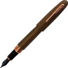 Conklin All American Golden Walnut Rose Gold Limited Edition Dolma Kalem M Uç